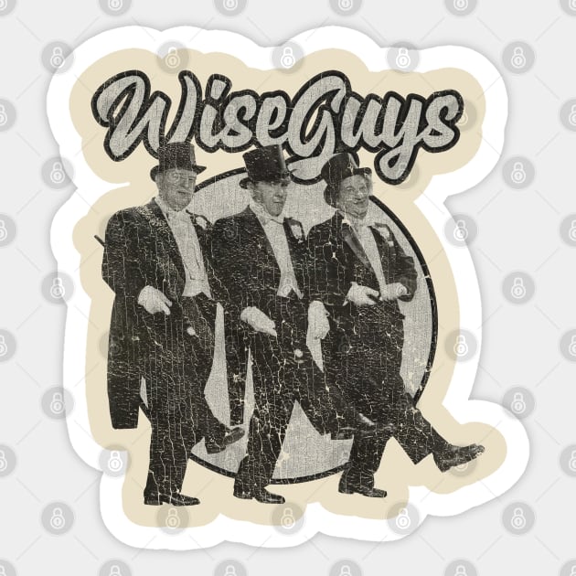 VINTAGE -  The Three Stooges Sticker by jandamuda99